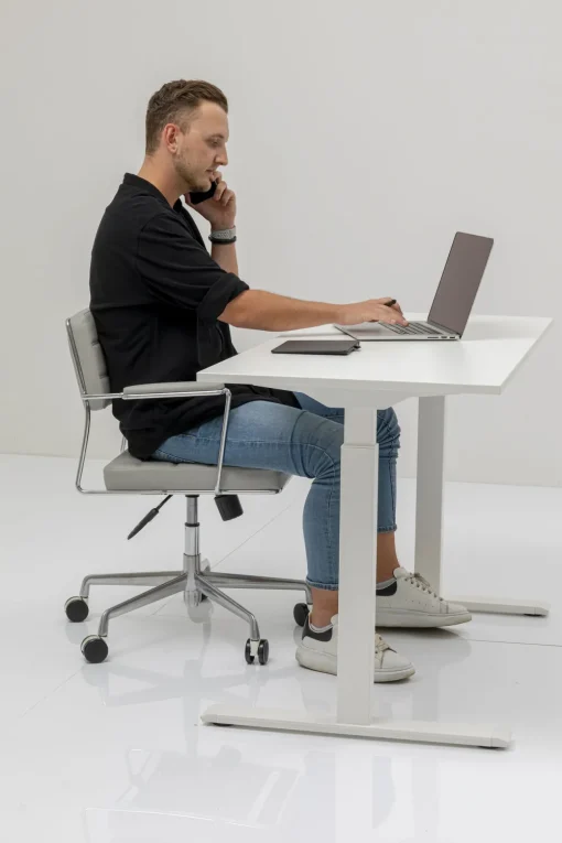 KARE Schreibtisch Office Smart Weiß Weiß 160x80 New