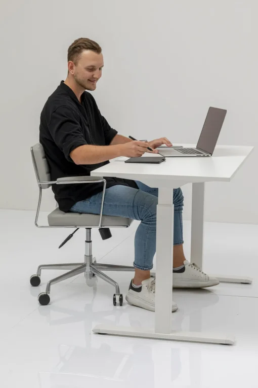 KARE Schreibtisch Office Smart Weiß Weiß 160x80 New