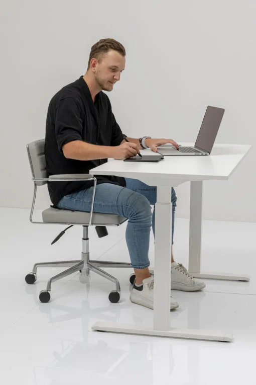 KARE Schreibtisch Office Smart Weiß Weiß 160x80 New