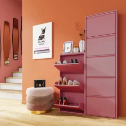 KARE Schuhkipper Caruso 3-er Rosa New