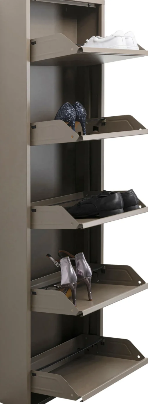 KARE Schuhkipper Caruso 5-er Taupe Discount