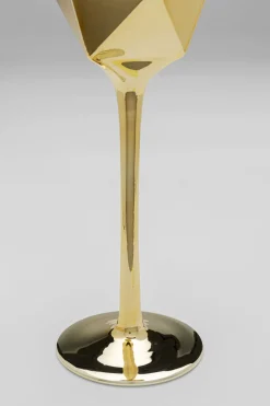 KARE Sektglas Diamond Gold Clearance