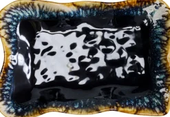 KARE Servierplatte Lio Dunkelblau 17x26cm New