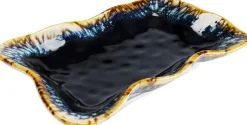 KARE Servierplatte Lio Dunkelblau 17x26cm New