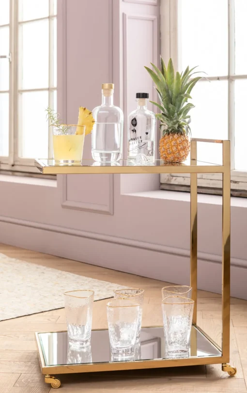 KARE Servierwagen Classy Gold Outlet