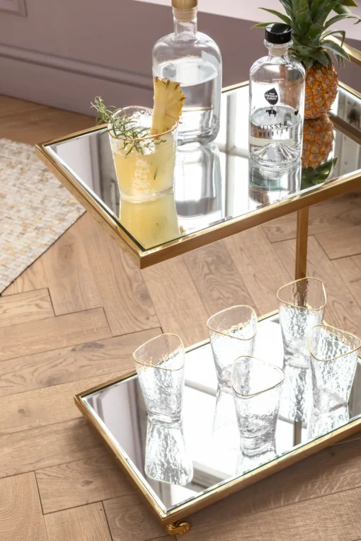 KARE Servierwagen Classy Gold Outlet