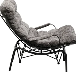 KARE Sessel + Hocker Vienna Swing Grau Fashion