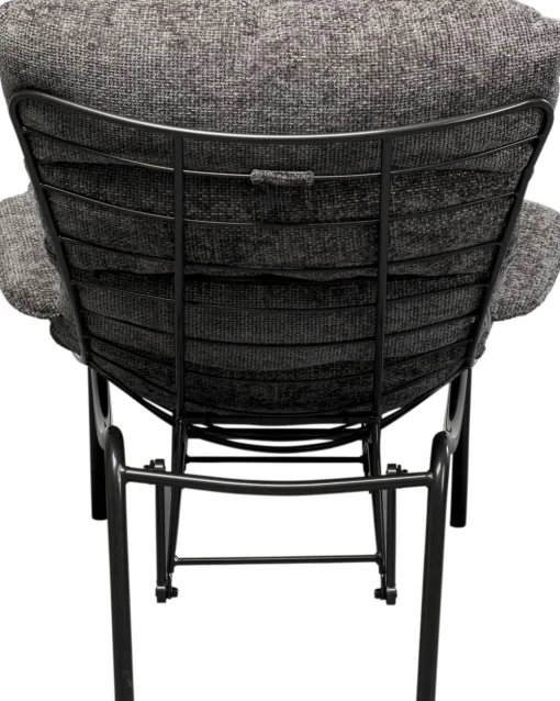 KARE Sessel + Hocker Vienna Swing Grau Fashion