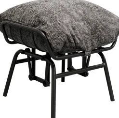 KARE Sessel + Hocker Vienna Swing Grau Fashion