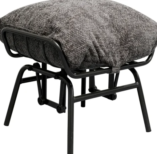 KARE Sessel + Hocker Vienna Swing Grau Fashion