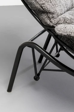 KARE Sessel + Hocker Vienna Swing Grau Fashion