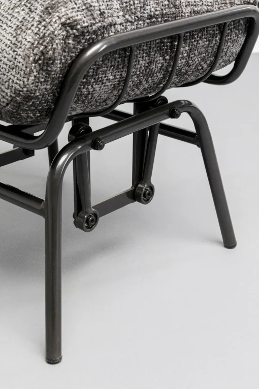 KARE Sessel + Hocker Vienna Swing Grau Fashion