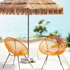 KARE Sessel Acapulco Orange 2/Set New