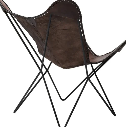 KARE Sessel Butterfly Brown Econo Best