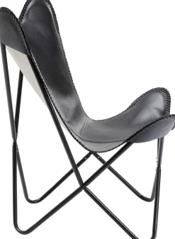 KARE Sessel California Leder Schwarz Best