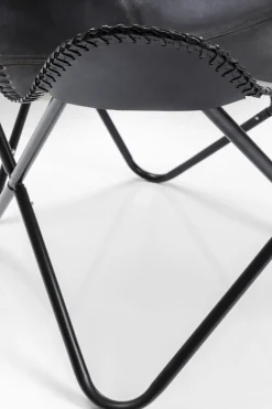 KARE Sessel California Leder Schwarz Best