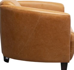KARE Sessel Cigar Lounge Smart Leder Hellbraun Sale