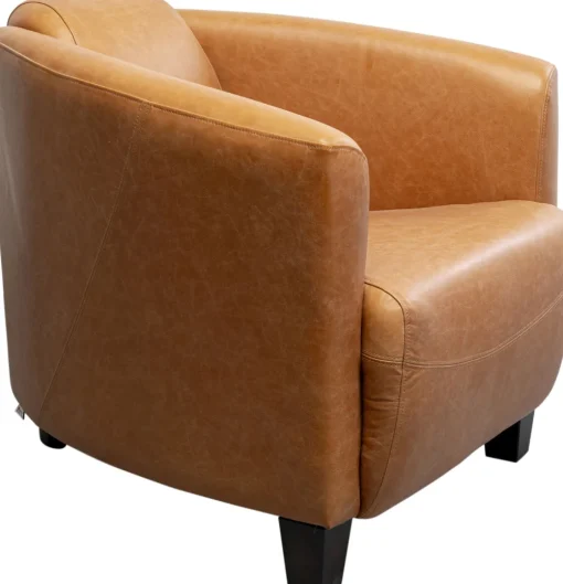 KARE Sessel Cigar Lounge Smart Leder Hellbraun Sale