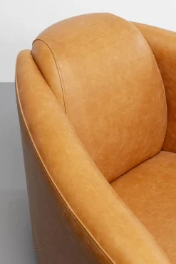 KARE Sessel Cigar Lounge Smart Leder Hellbraun Sale