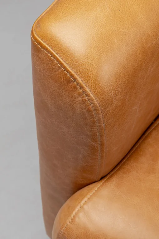 KARE Sessel Cigar Lounge Smart Leder Hellbraun Sale