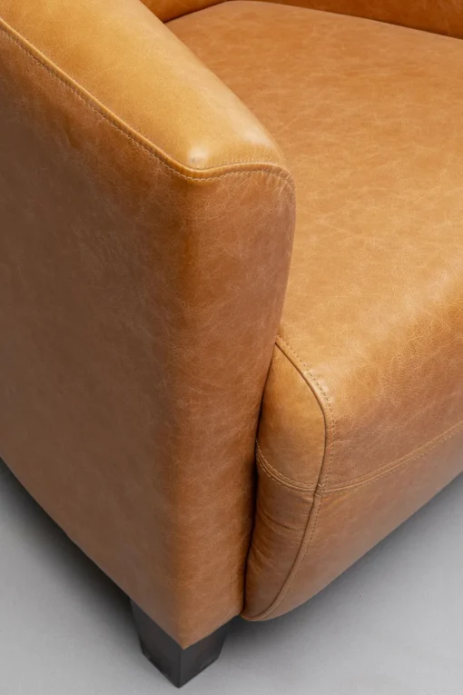 KARE Sessel Cigar Lounge Smart Leder Hellbraun Sale