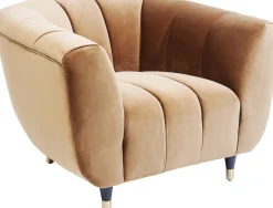 KARE Sessel Spectra Samt Braun New