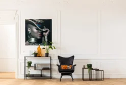 KARE Sessel Tudor Velvet Schwarz Sale