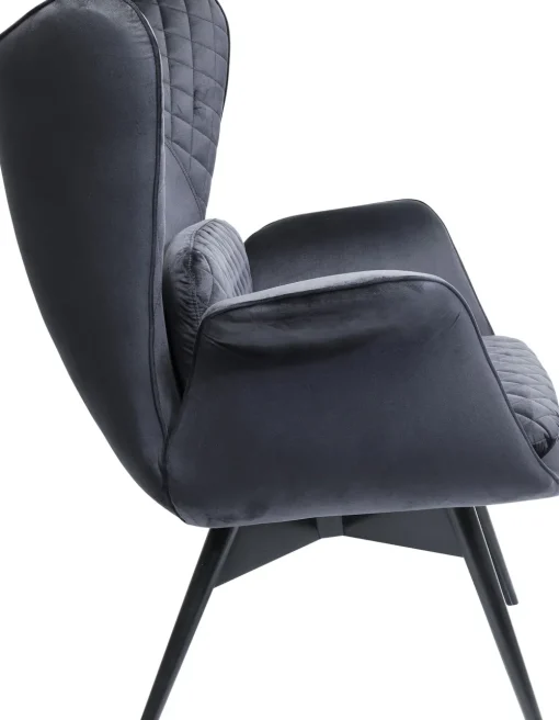 KARE Sessel Tudor Velvet Schwarz Sale