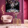 KARE Sessel Water Lily Gold Rosa Hot