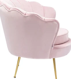 KARE Sessel Water Lily Gold Rosa Hot