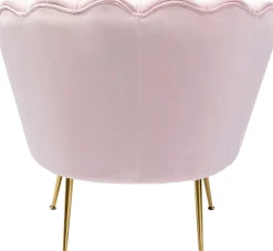 KARE Sessel Water Lily Gold Rosa Hot
