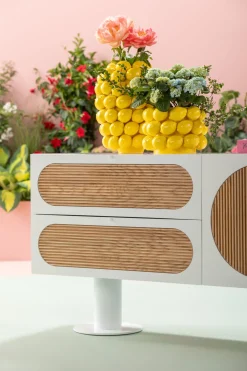 KARE Sideboard Atomic Weiß 183x76cm Sale