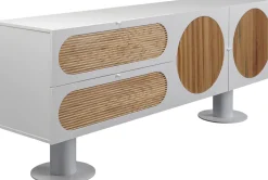 KARE Sideboard Atomic Weiß 183x76cm Sale