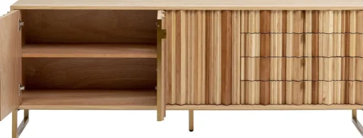 KARE Sideboard Concertina Natur 186x74cm Outlet