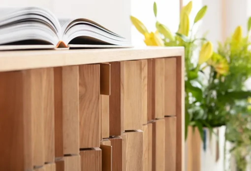 KARE Sideboard Concertina Natur 186x74cm Outlet