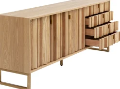 KARE Sideboard Concertina Natur 186x74cm Outlet