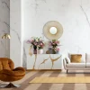 KARE Sideboard Cracked Weiß Gold 165x80cm Hot