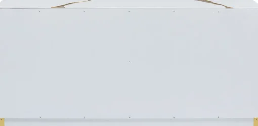 KARE Sideboard Cracked Weiß Gold 165x80cm Hot