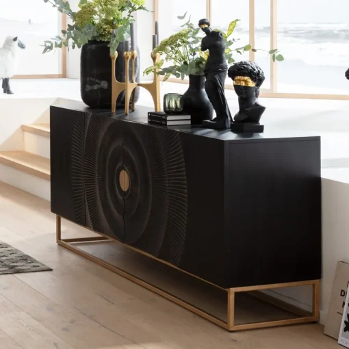 KARE Sideboard Madeira Dunkel 177x75cm Fashion