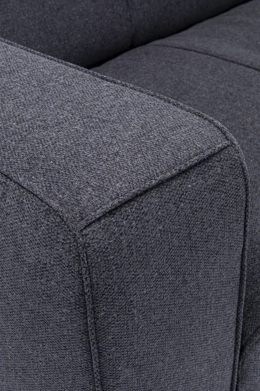 KARE Sofa Cubetto 3-Sitzer Dunkelgrau 220cm Best