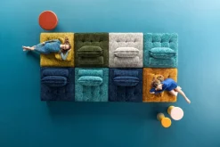 KARE Sofa Element Portofino Blau Hot