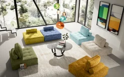 KARE Sofa Element Portofino Orange Clearance