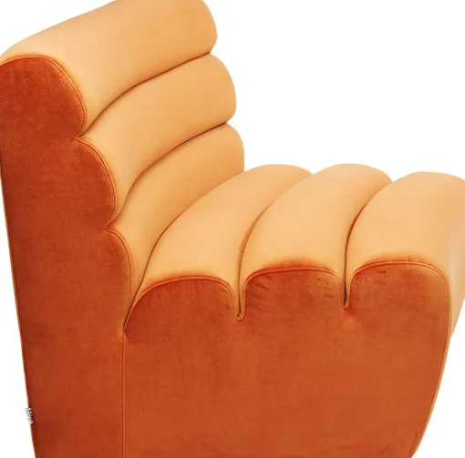 KARE Sofa Element Wave Orange Hot