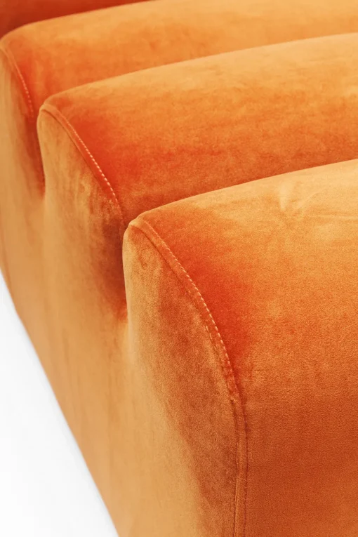 KARE Sofa Element Wave Orange Hot