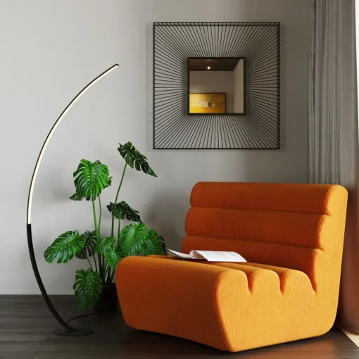 KARE Sofa Element Wave Orange Hot