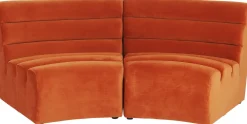 KARE Sofa Element Wave Orange Hot