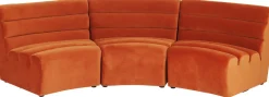 KARE Sofa Element Wave Orange Hot