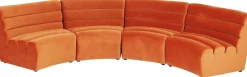 KARE Sofa Element Wave Orange Hot
