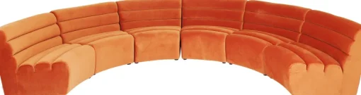 KARE Sofa Element Wave Orange Hot