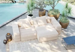 KARE Sofa Kalua 2-Sitzer Outdoor Linen Outlet